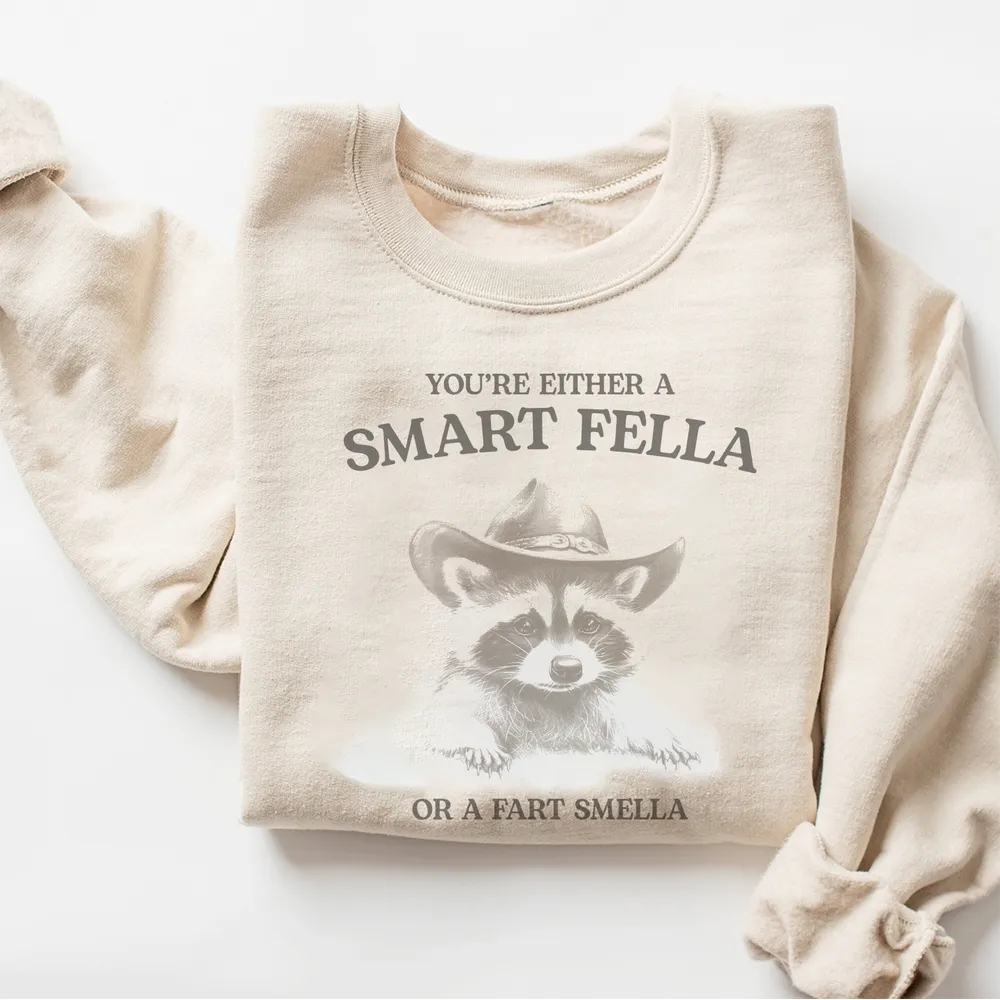 Are You A Smart Fella Or Fart Smella - Unisex Meme T Shirt, Funny T Shirt, Raccoon Graphic Shirt, Raccoon Lovers AIREQ2004 33