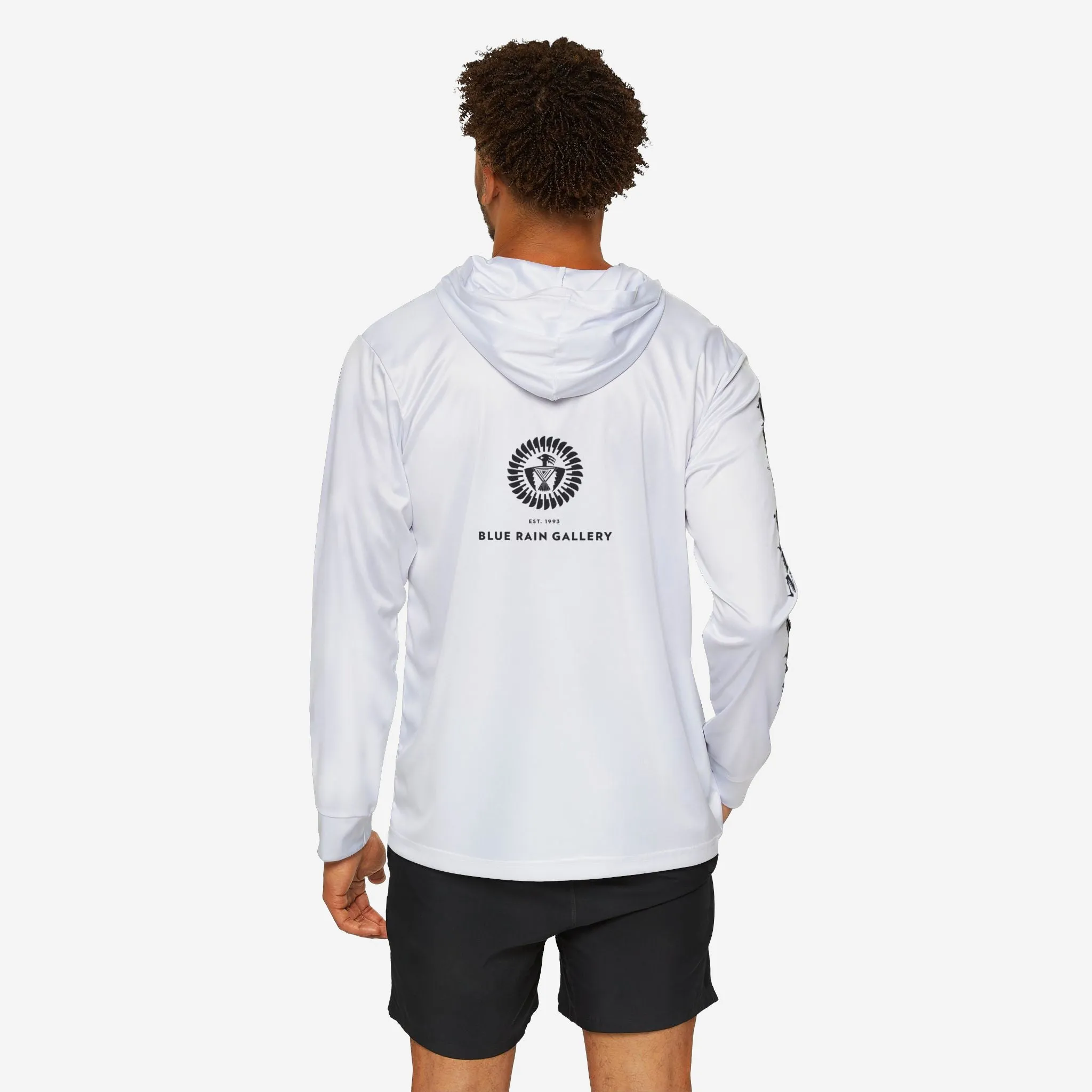 Blue Rain Warmup Hoodie