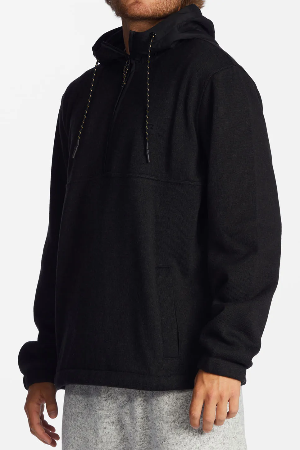 BOUNDARY PO HOODIE Black Heather