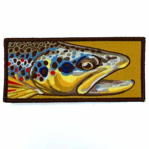 Brown Trout Art-Patch by Andrea Larko