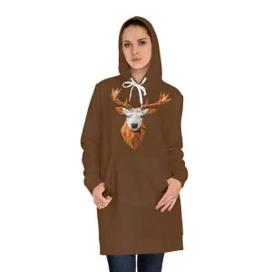 Buck Image Hoodie Dress