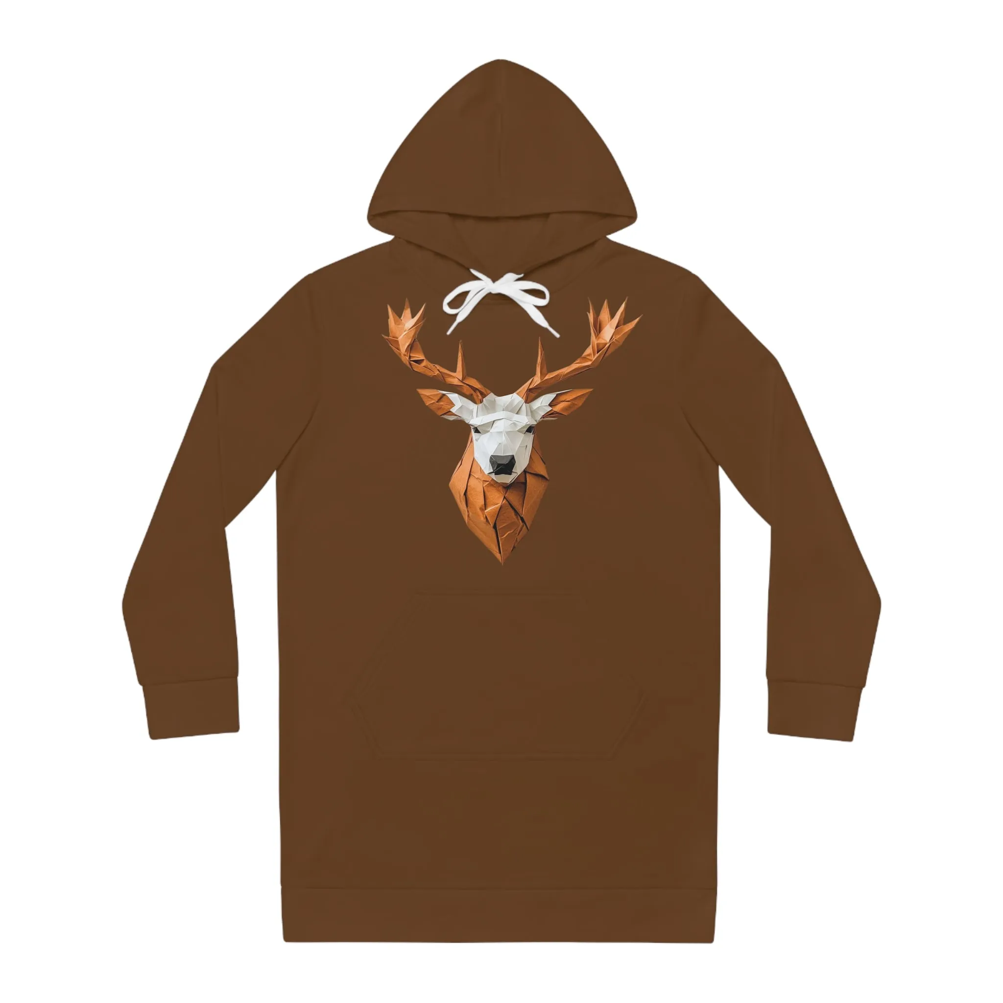 Buck Image Hoodie Dress