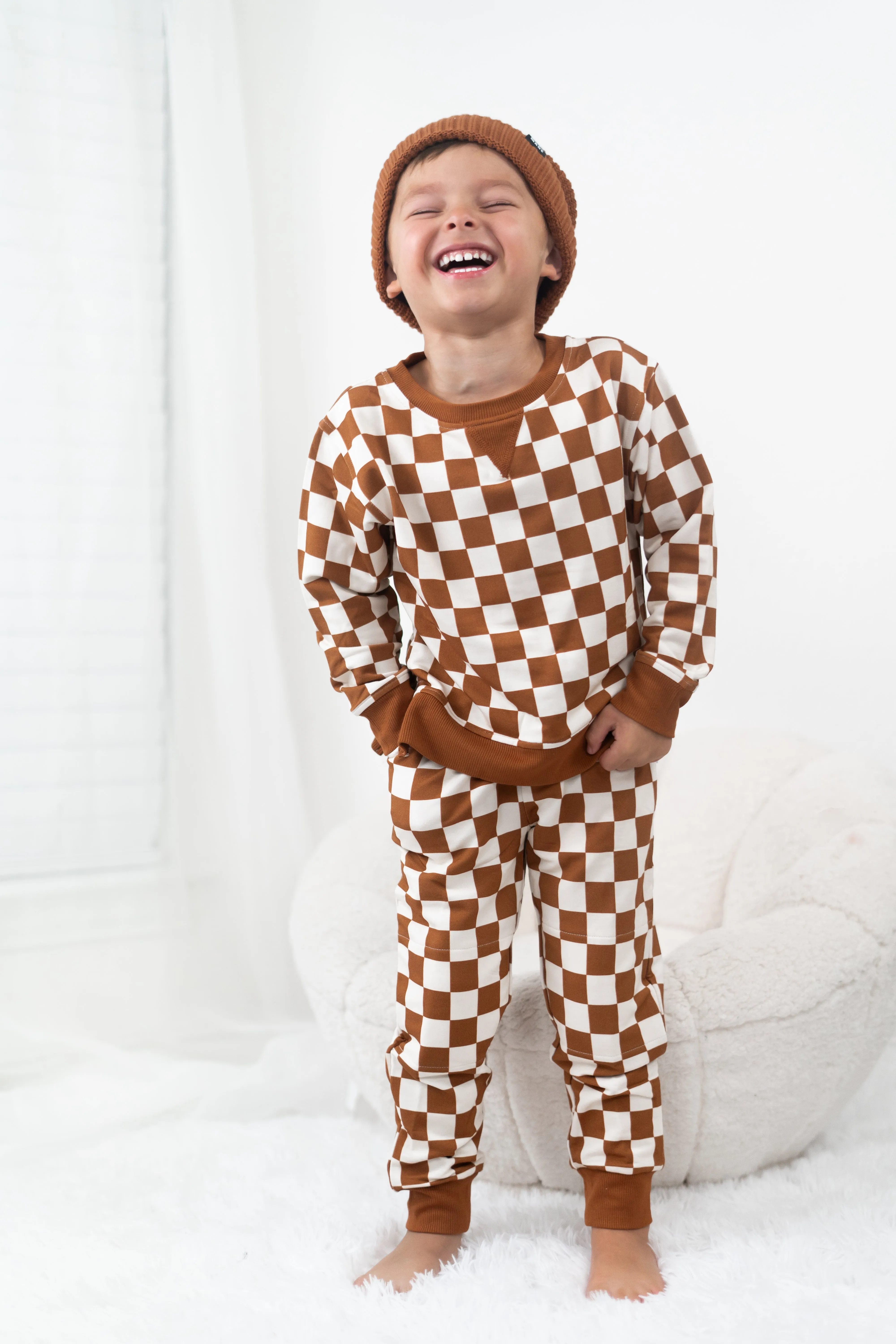 Copper Checkers Dream Pullover