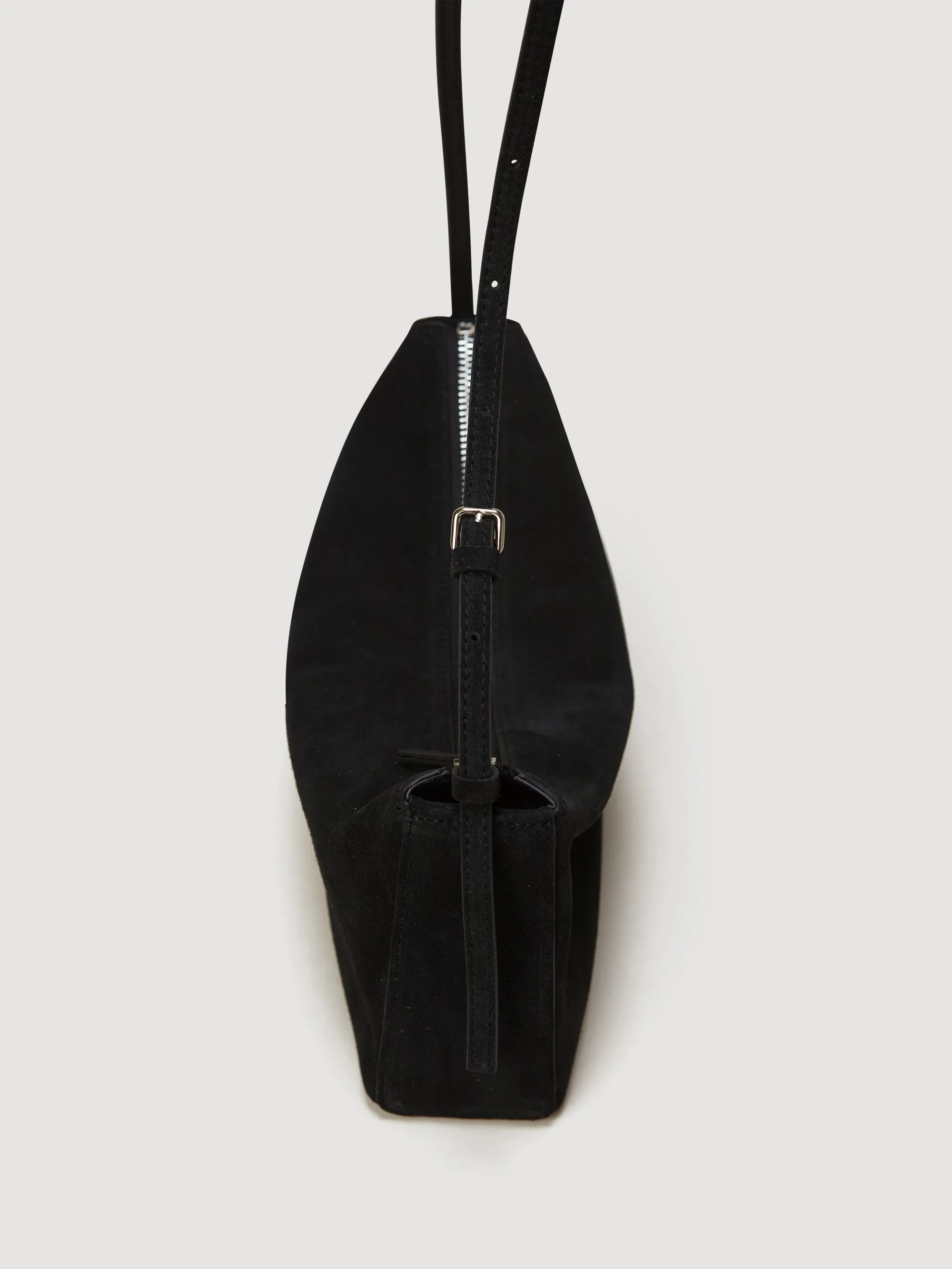 Cosmo Shoulder Bag Suede Black