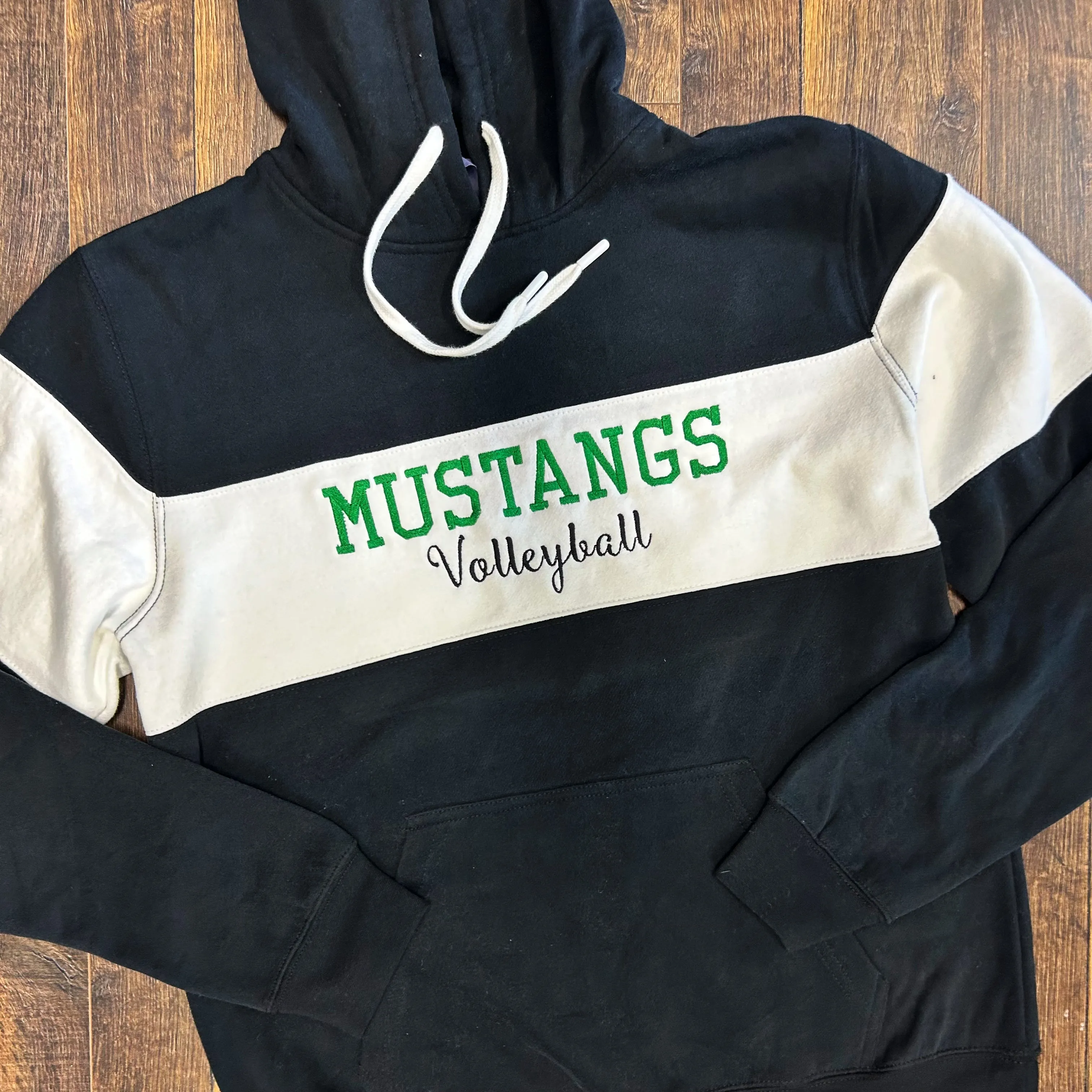 Custom Volleyball Team Mascot Hooded Sweatshirt