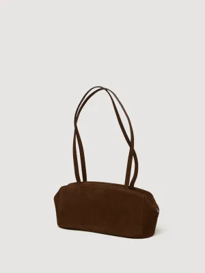 Dahlia Shoulder Bag Suede Brown