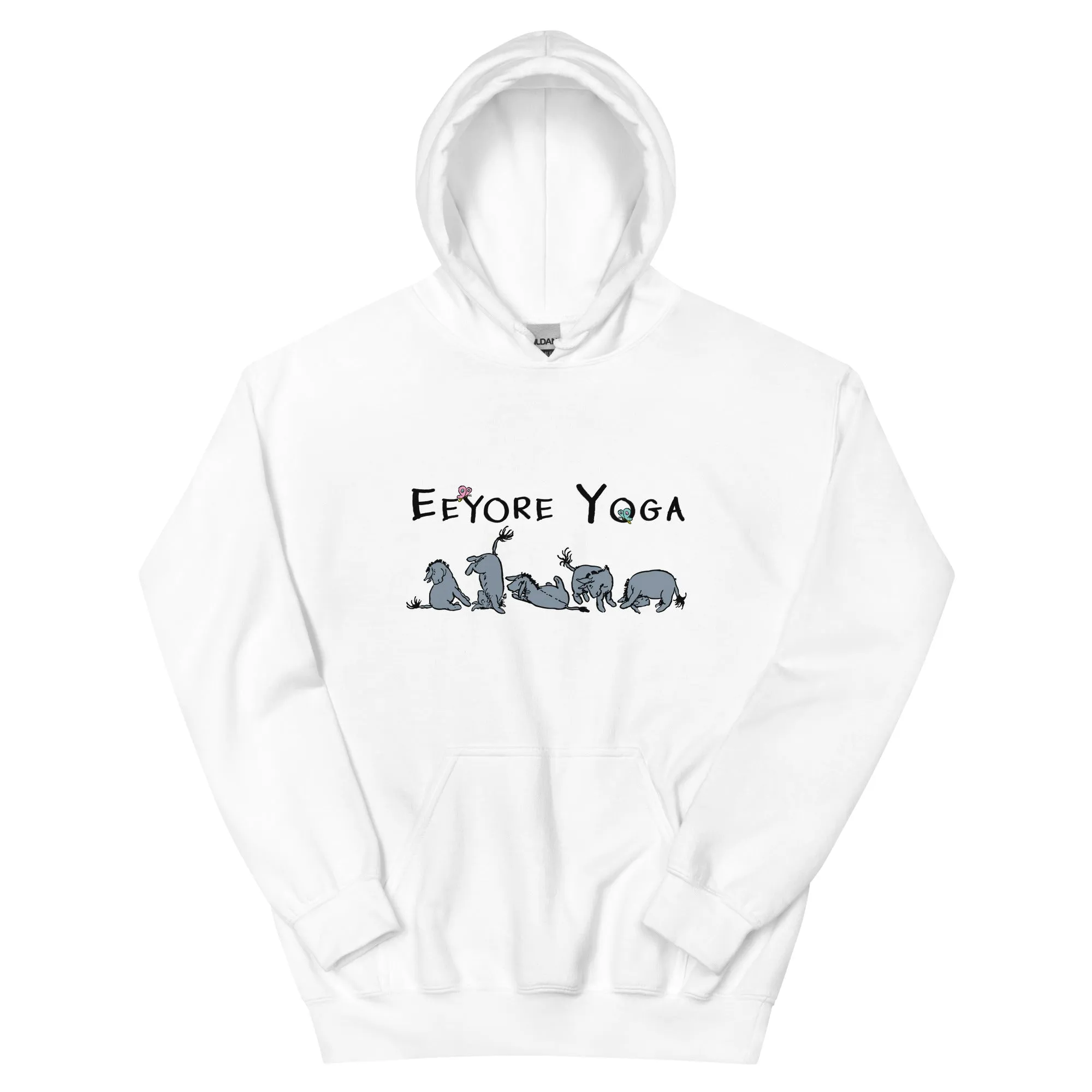 Eeyore Yoga Hoodie, Funny Yoga Top
