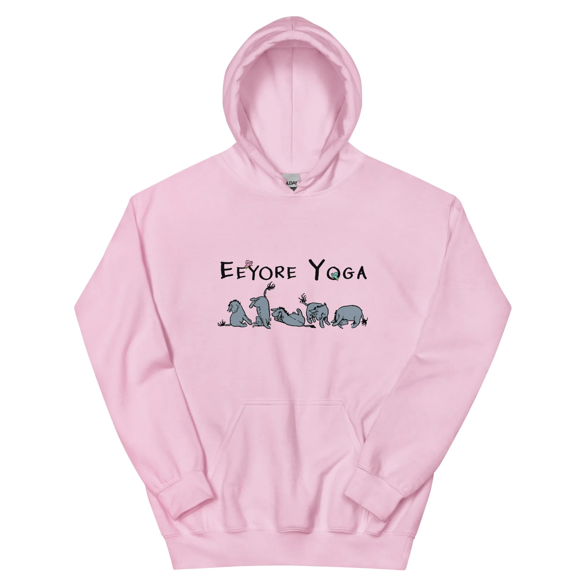 Eeyore Yoga Hoodie, Funny Yoga Top