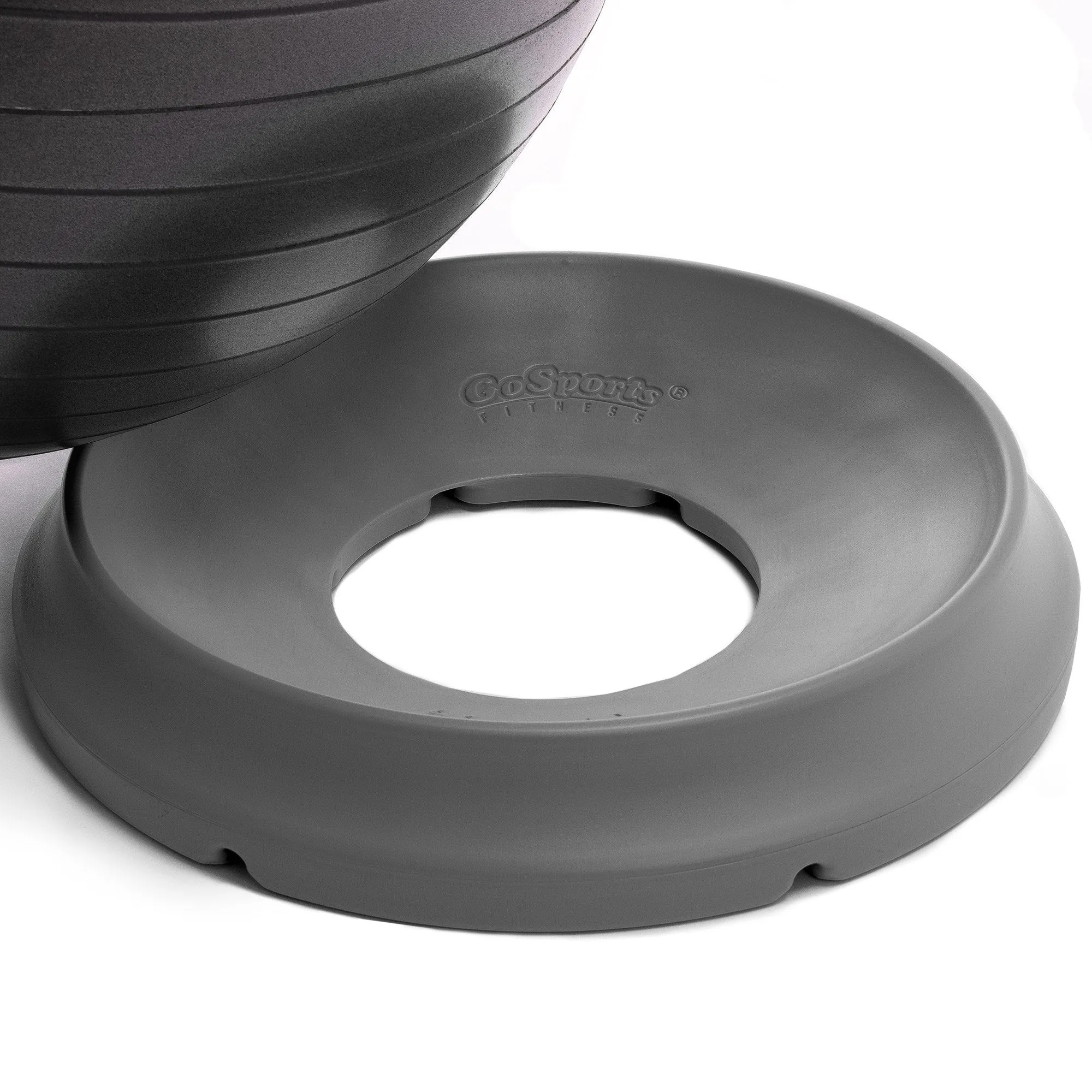 GoSports Hub 360 Fitness Ball Base - Charcoal