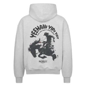 Herren Oversized Zipper Hoodie "real men"