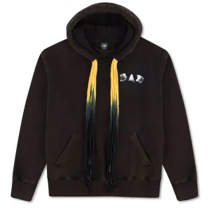 Multi Cord "BAD" Hoodie - Washed Black