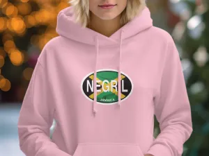 Negril Vacation Flag Hoodie for Jamaica's Beach and Sunset Lovers