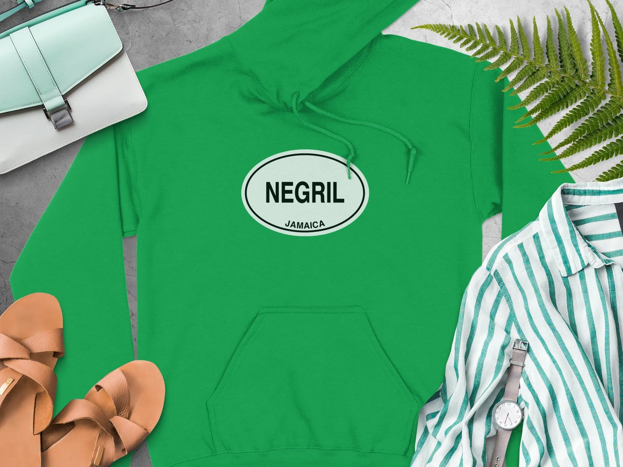 Negril Vacation Hoodie for Jamaica's Beach and Sunset Lovers