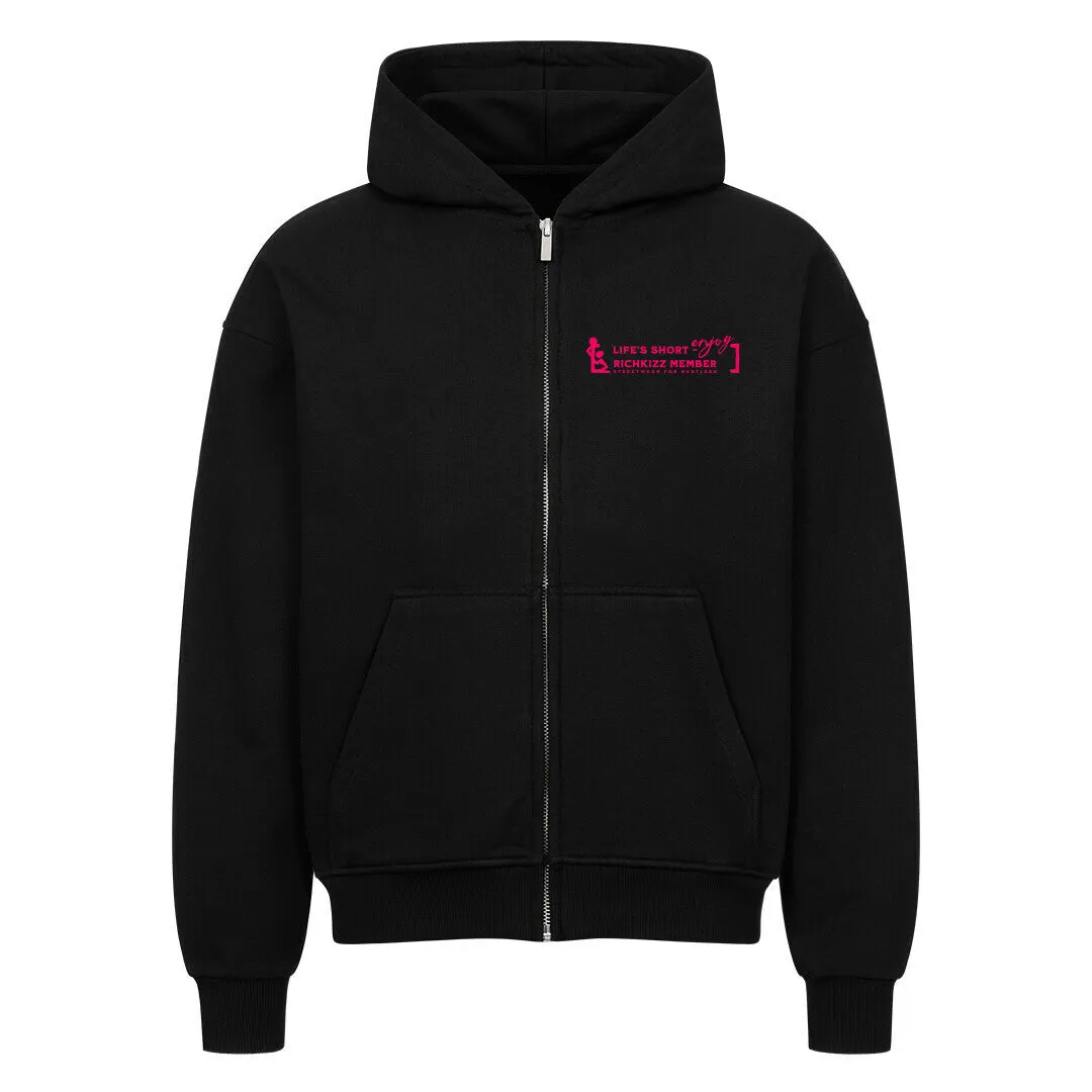 Oversized Zipper Hoodie "69 just a Number"