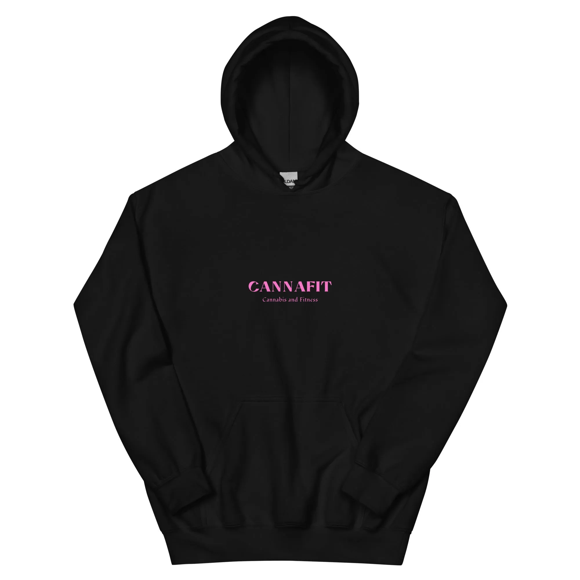Pink  Cannafit Cannabis And Fitness Unisex Hoodie