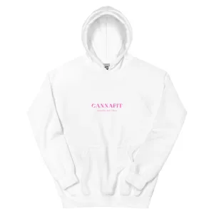 Pink  Cannafit Cannabis And Fitness Unisex Hoodie