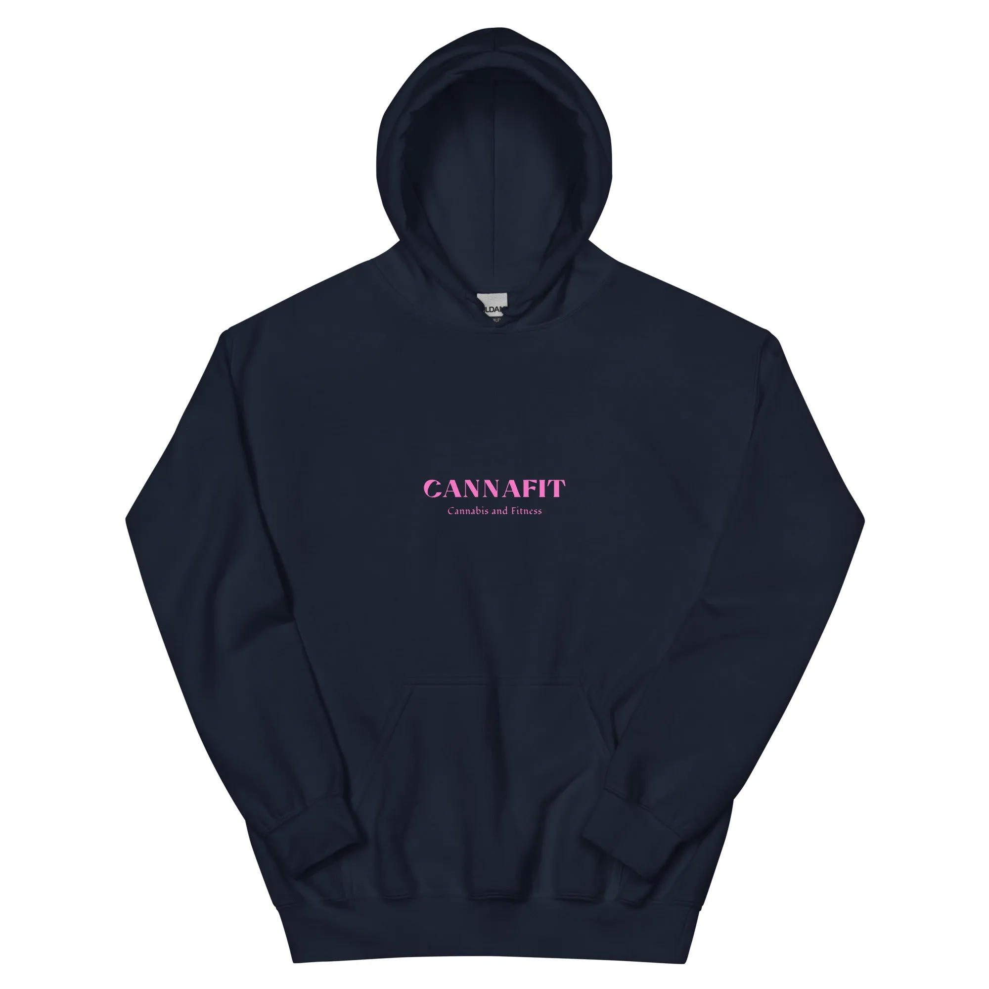 Pink  Cannafit Cannabis And Fitness Unisex Hoodie