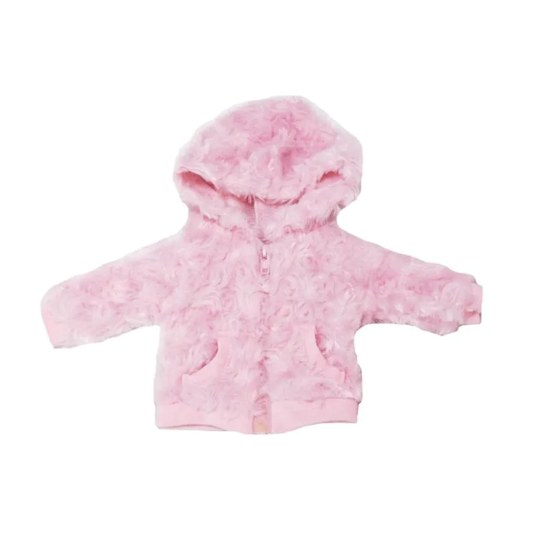 Pink Fuzzy Hoodie for 18" Dolls