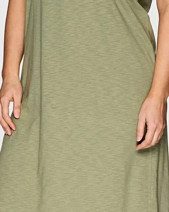 Plus Weekender Midi Tank Dress | Olive