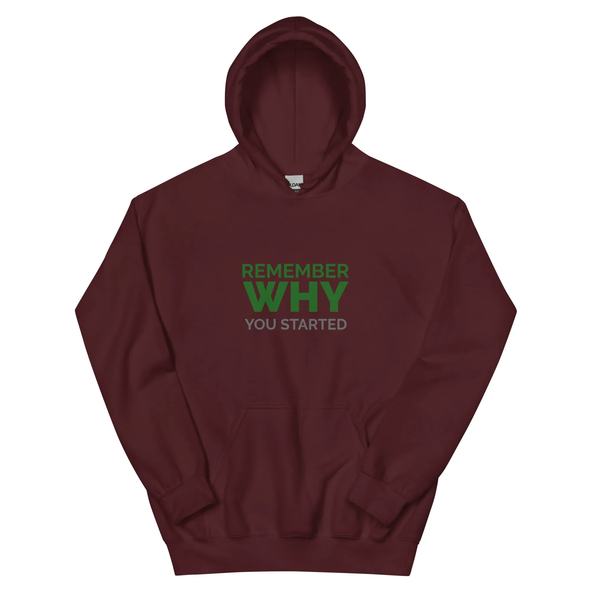 Remember Why You Started Unisex Hoodie
