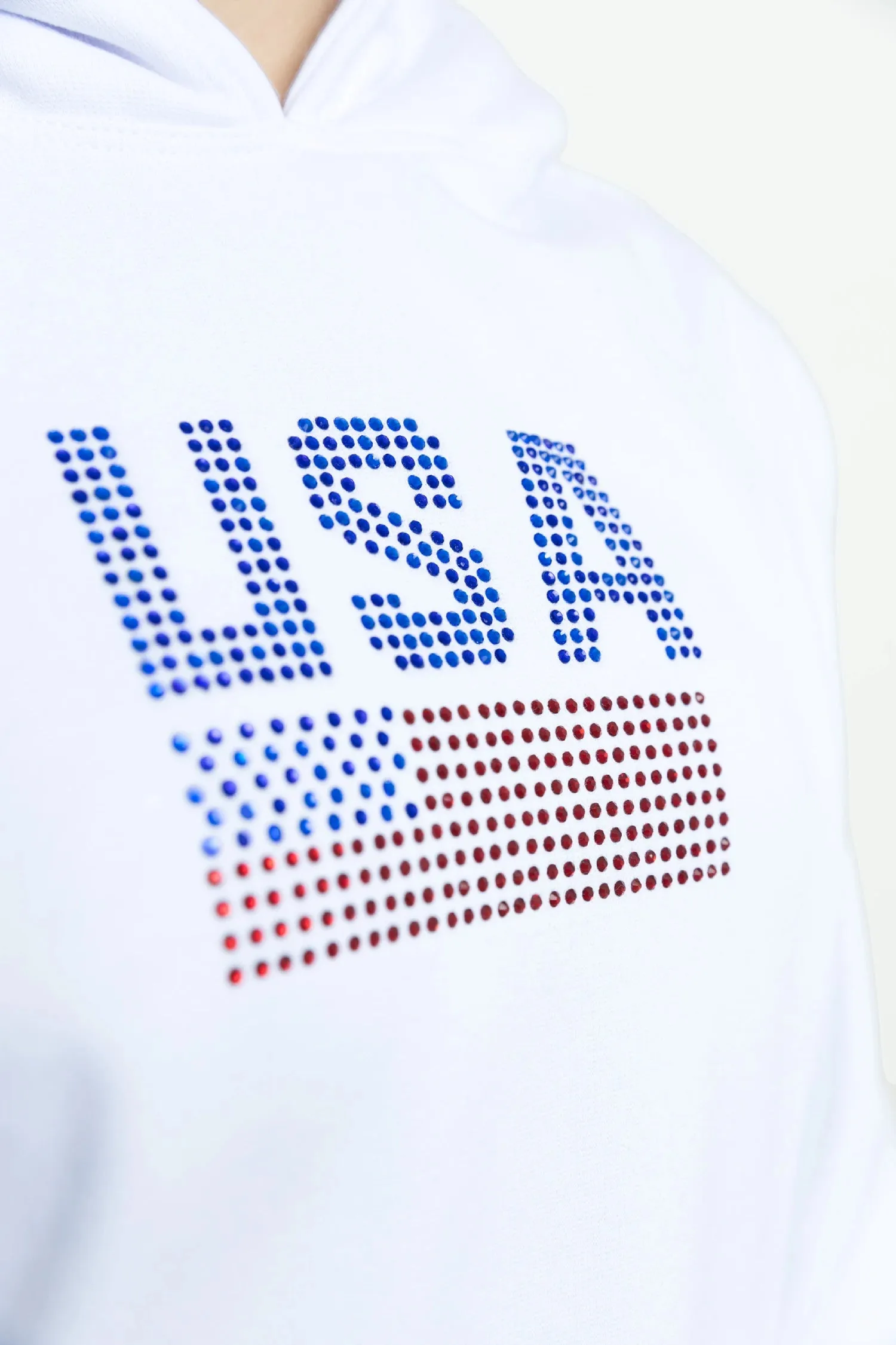 White Hoodie USA