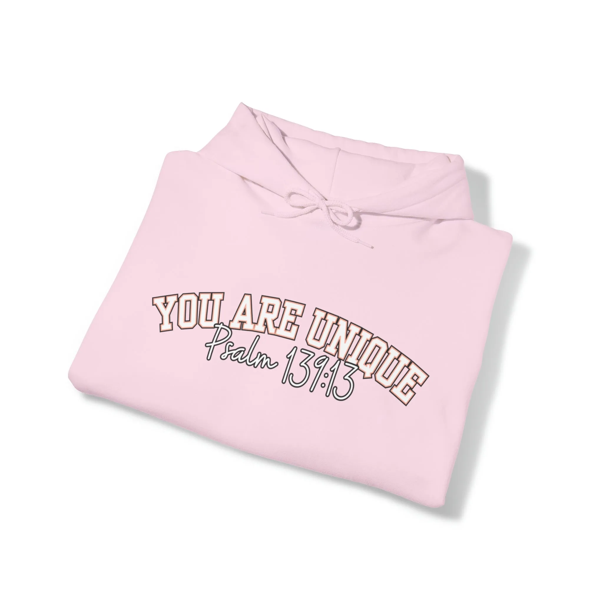 Women's Hoodie with 'You Are Unique - Psalm 139:13' Affirmation
