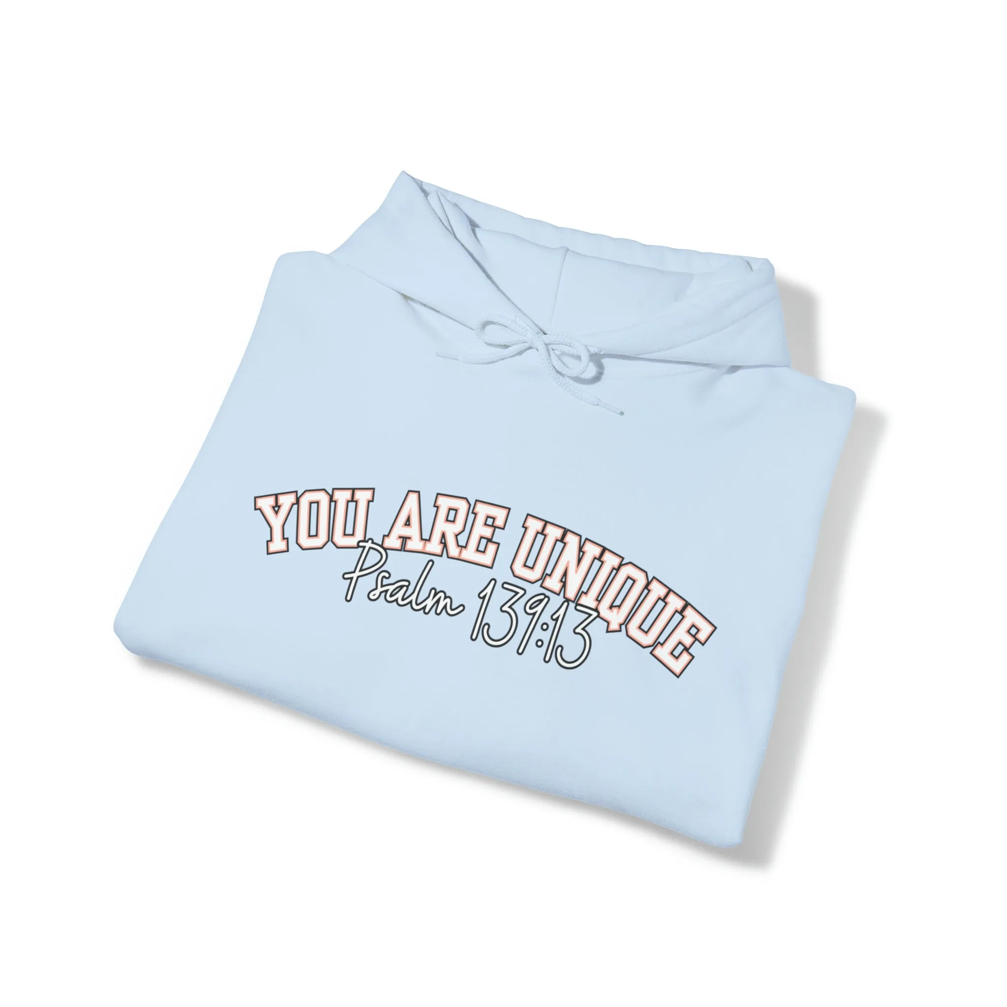 Women's Hoodie with 'You Are Unique - Psalm 139:13' Affirmation