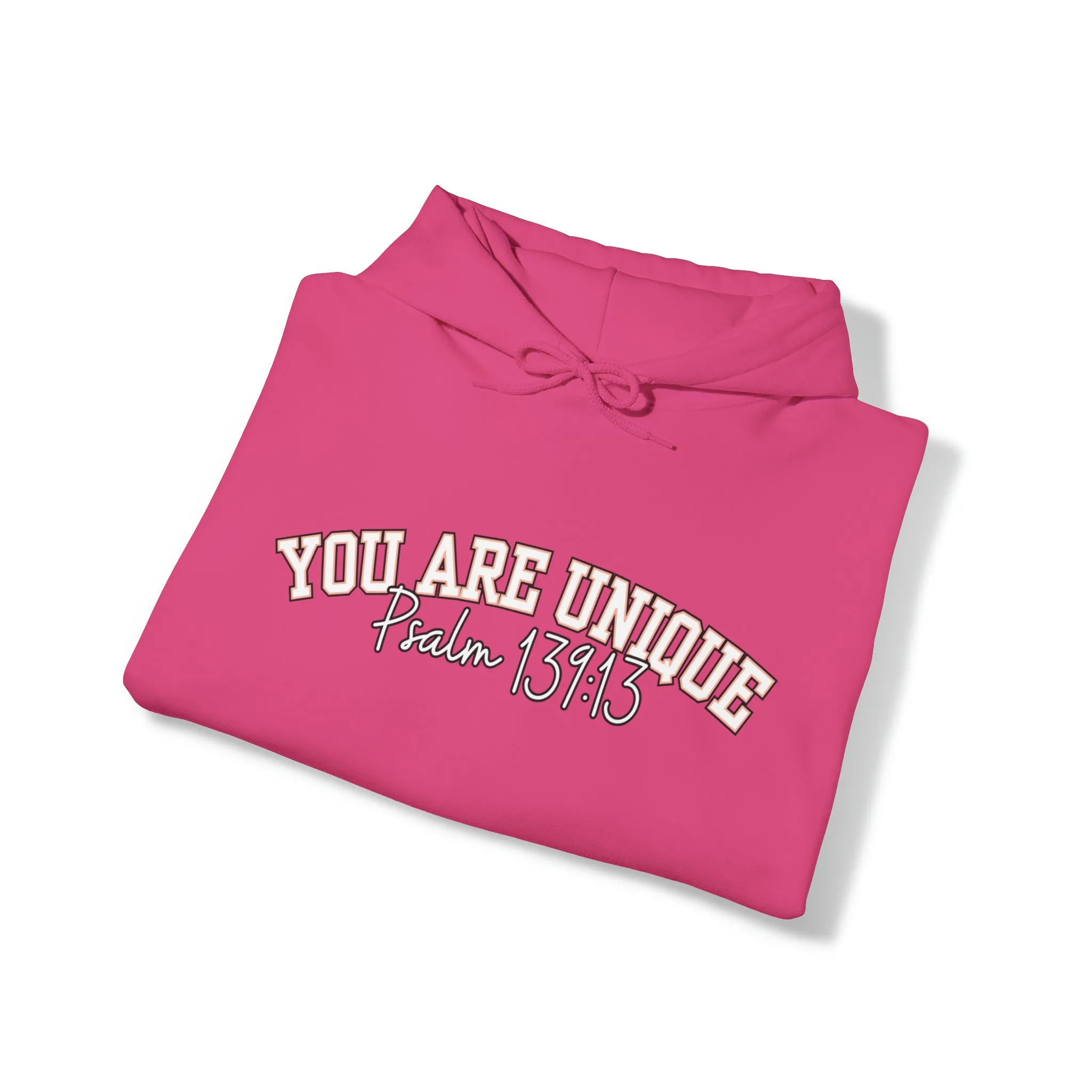 Women's Hoodie with 'You Are Unique - Psalm 139:13' Affirmation