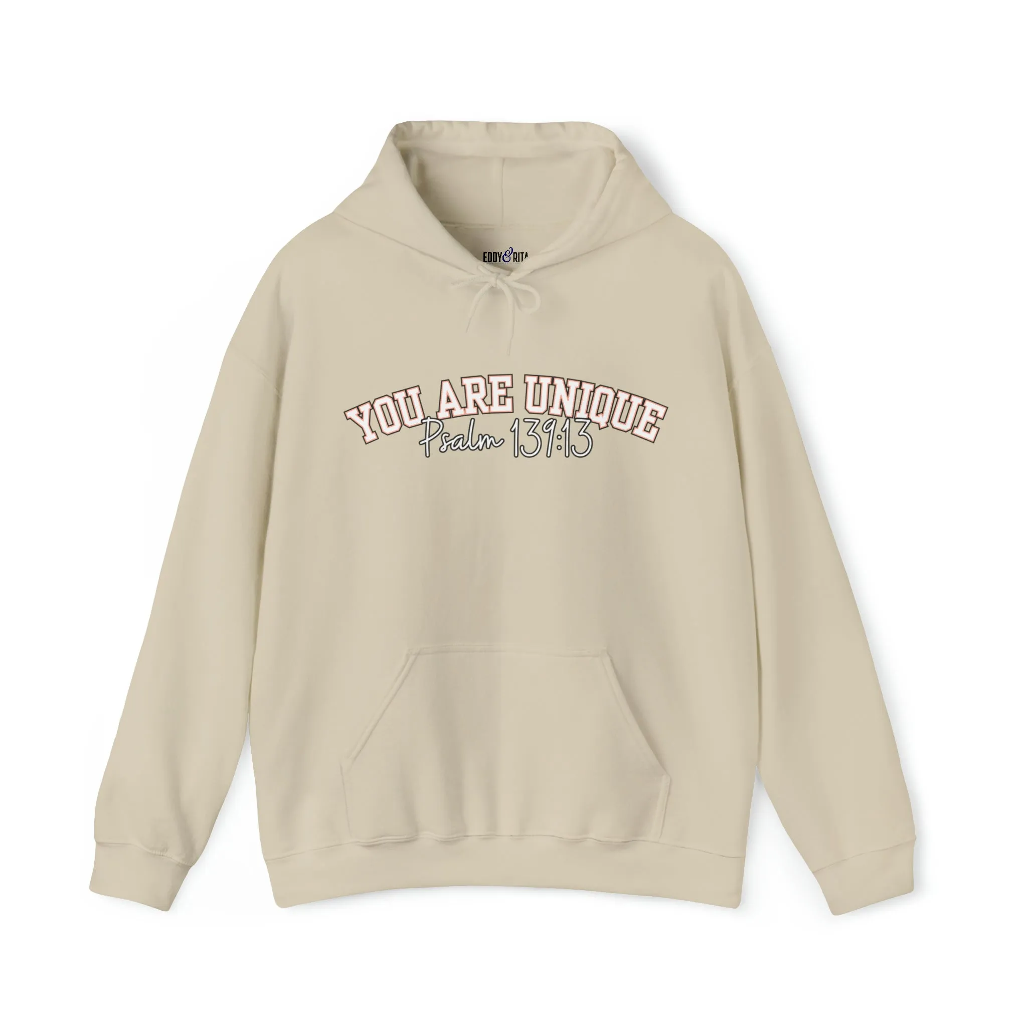 Women's Hoodie with 'You Are Unique - Psalm 139:13' Affirmation