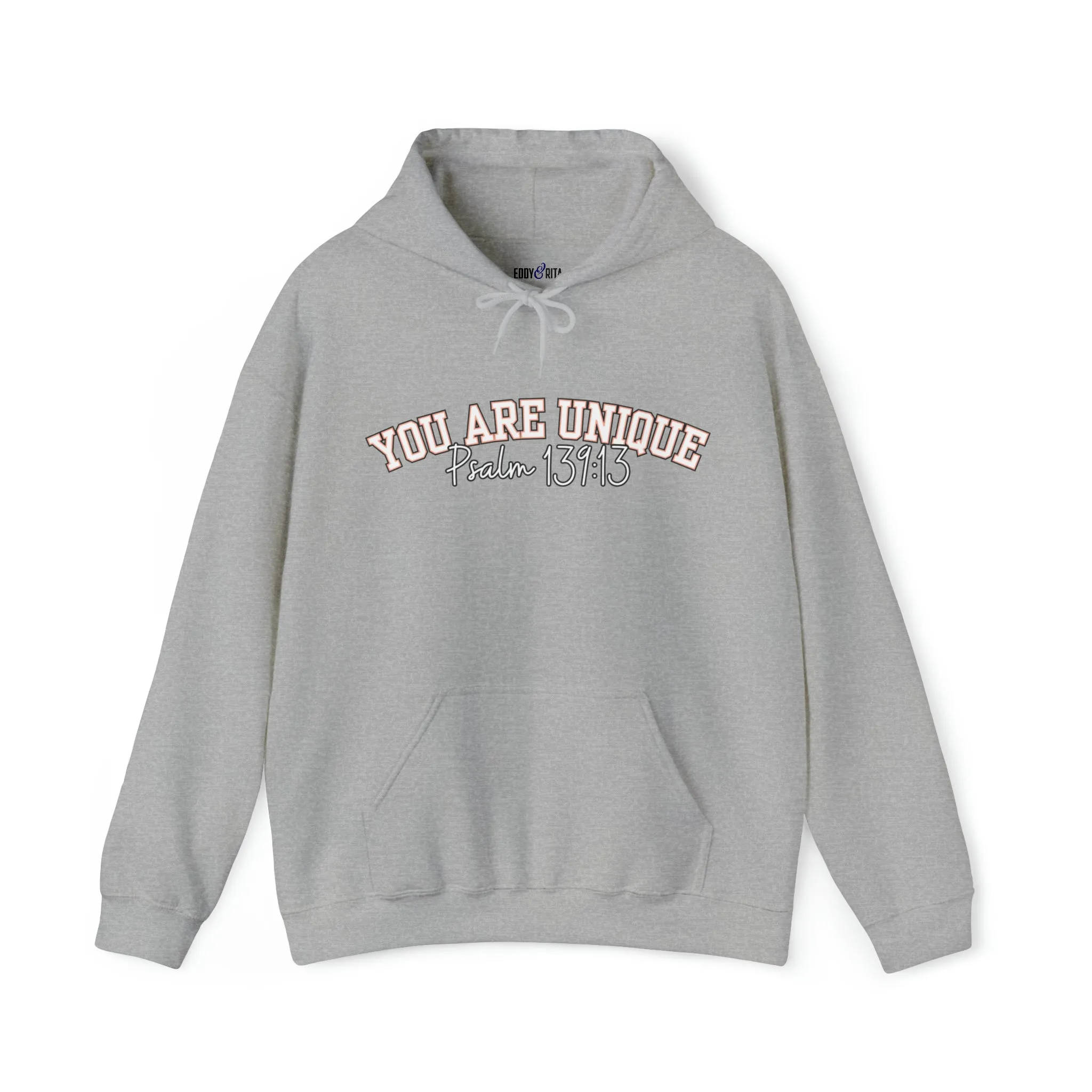 Women's Hoodie with 'You Are Unique - Psalm 139:13' Affirmation
