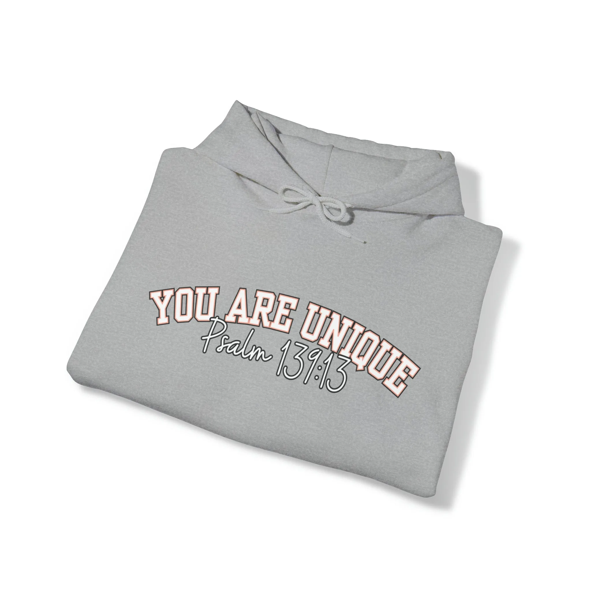 Women's Hoodie with 'You Are Unique - Psalm 139:13' Affirmation